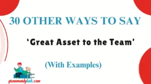 Other Ways to Say ‘Great Asset to the Team’
