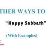 Other Ways to Say “Happy Sabbath”